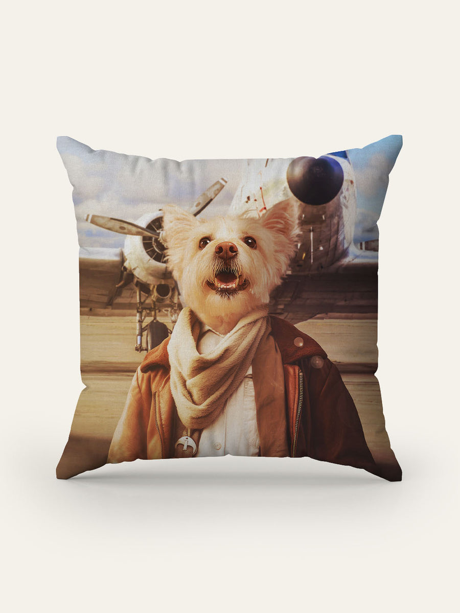 Amelia Earhart - Custom Pet Cushion