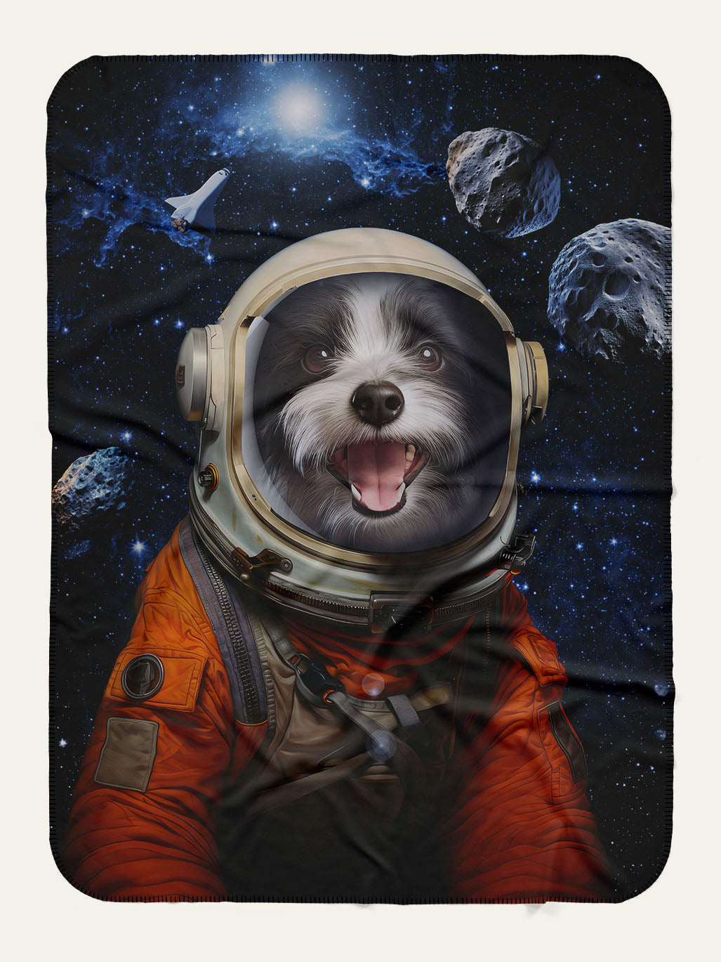 The Astronaut Personalized Pet online Blanket