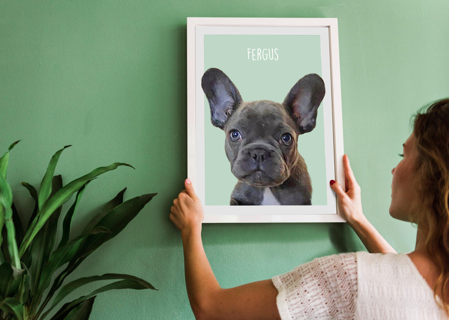 PICTURE-PURRFECT: How to Hang Your Portrait Perfectly | Purr & Mutt