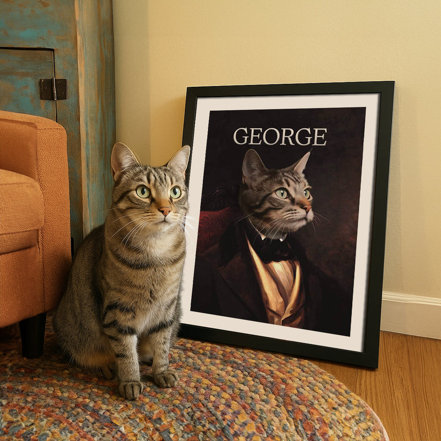 The Leader - Custom Vintage Pet Portrait