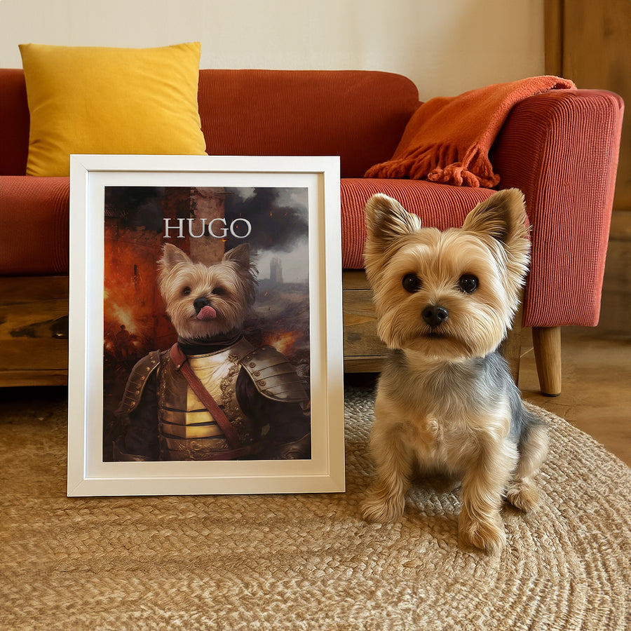 The Noble Captain - Custom Pet Portrait