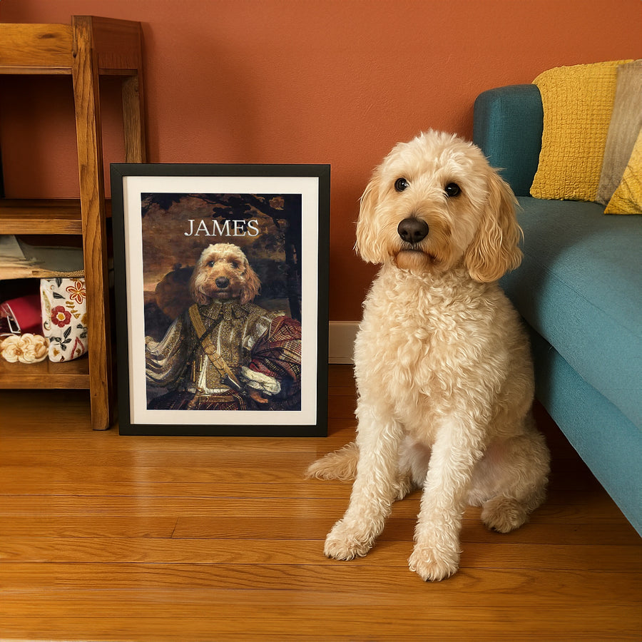 The Hunter - Custom Vintage Pet Portrait