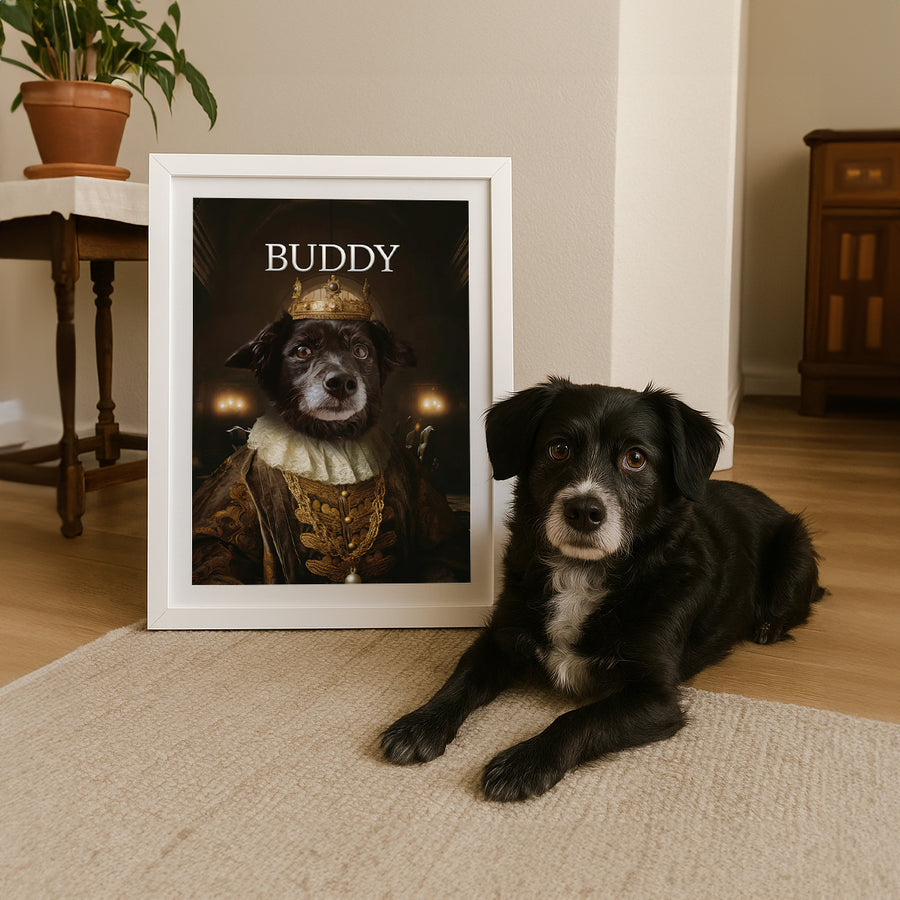 The Tudor Prince - Custom Pet Portrait