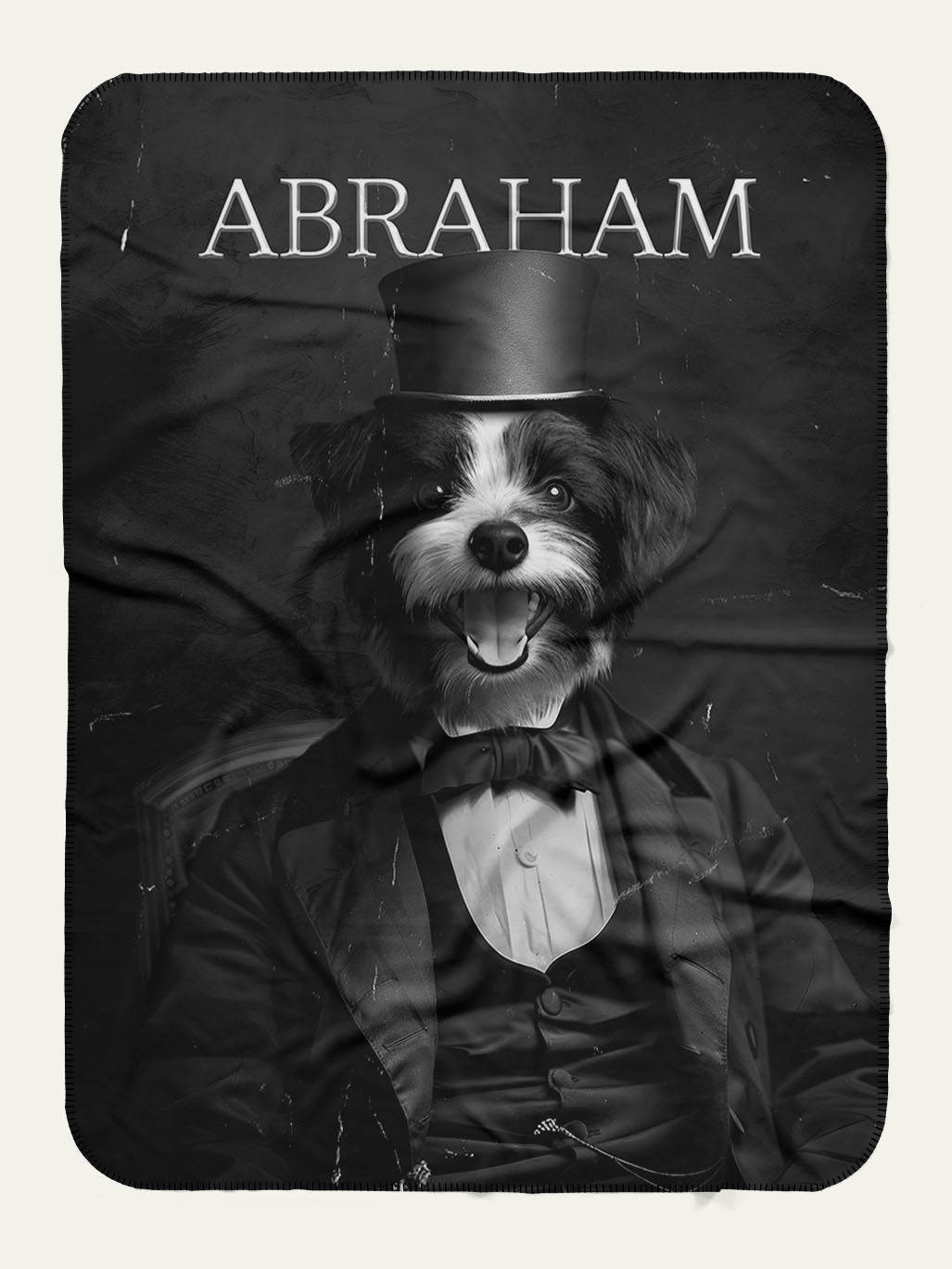 Abraham Lincoln - Custom Pet Blanket