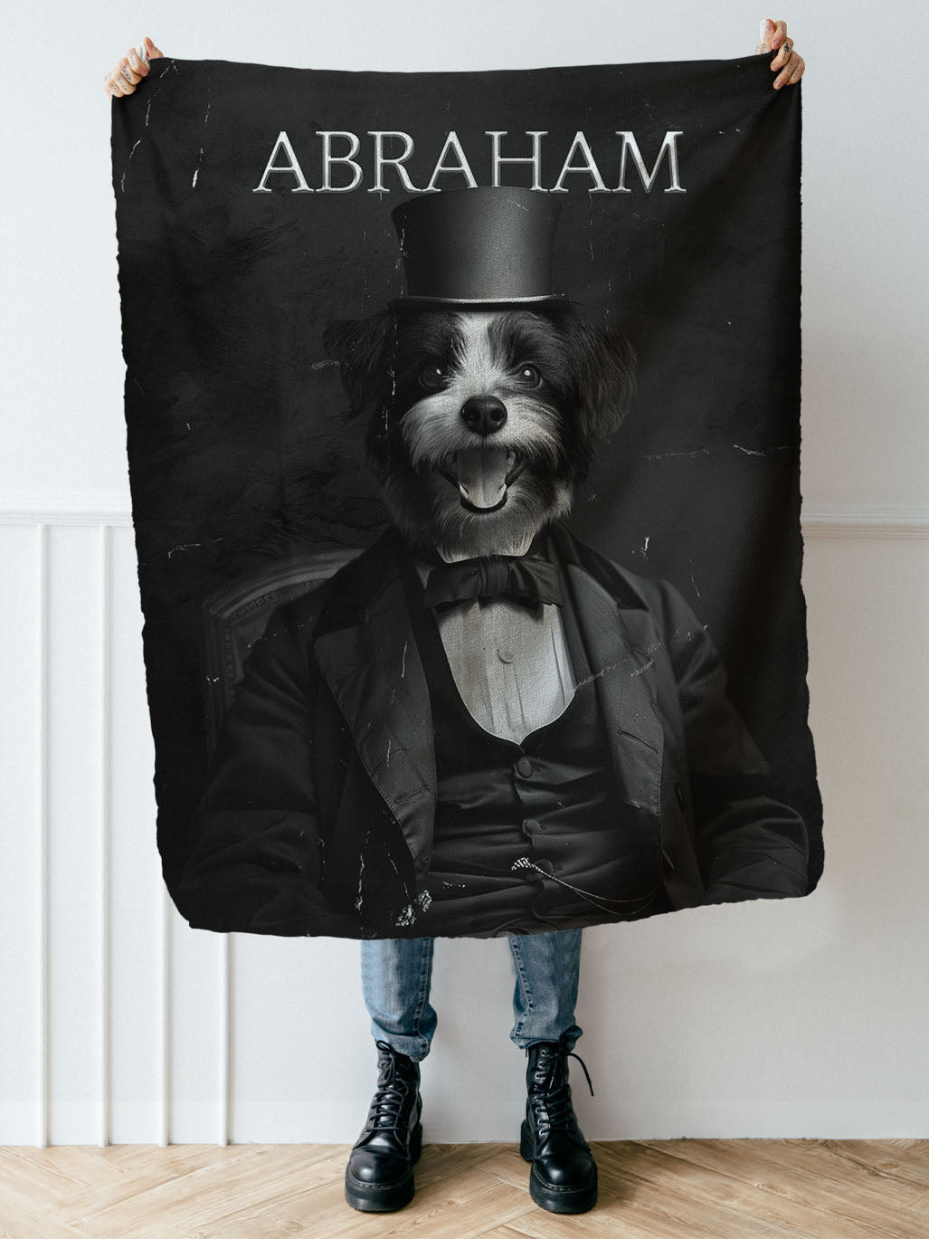 Abraham Lincoln - Custom Pet Blanket