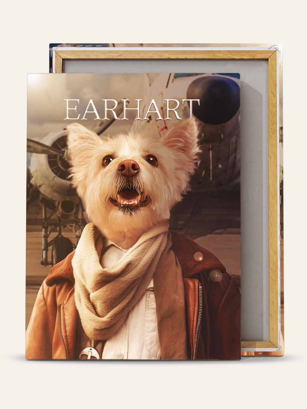 Amelia Earhart – Custom Pet Canvas