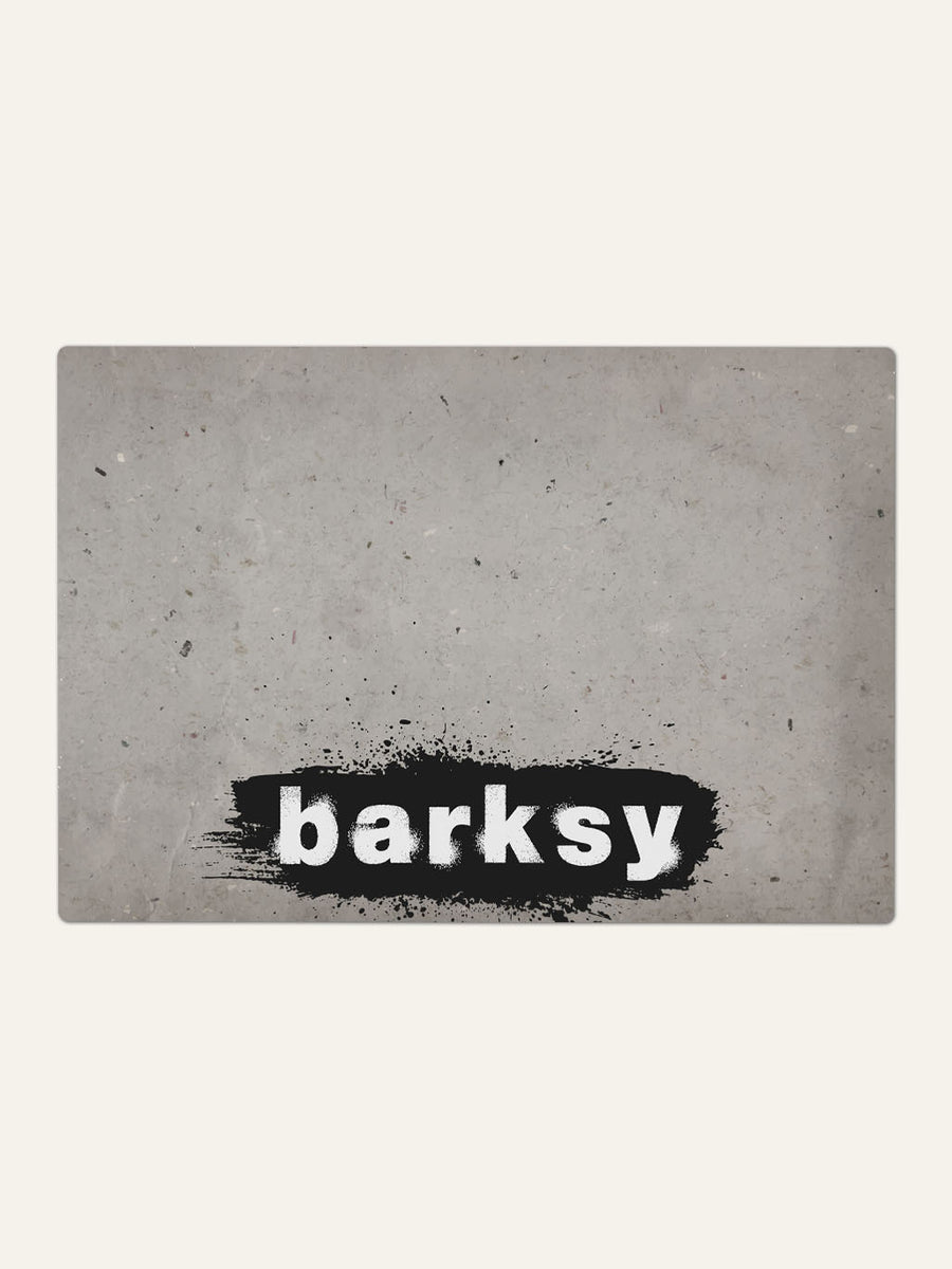 Barksy - Personalised Pet Bowl Mat