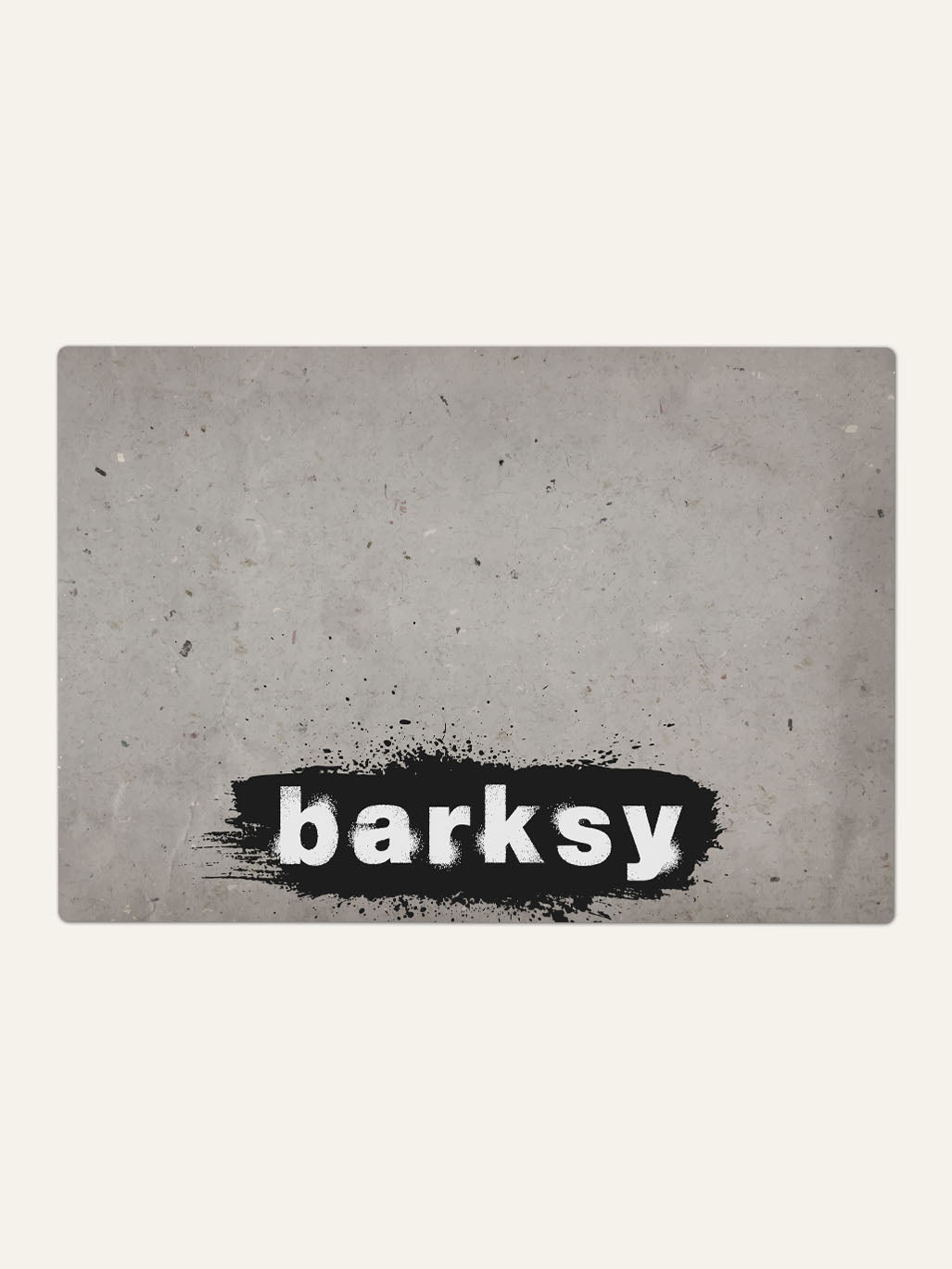 Barksy - Personalised Pet Bowl + Mat Combo