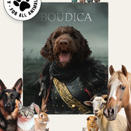 Boudica - Custom Pet Canvas