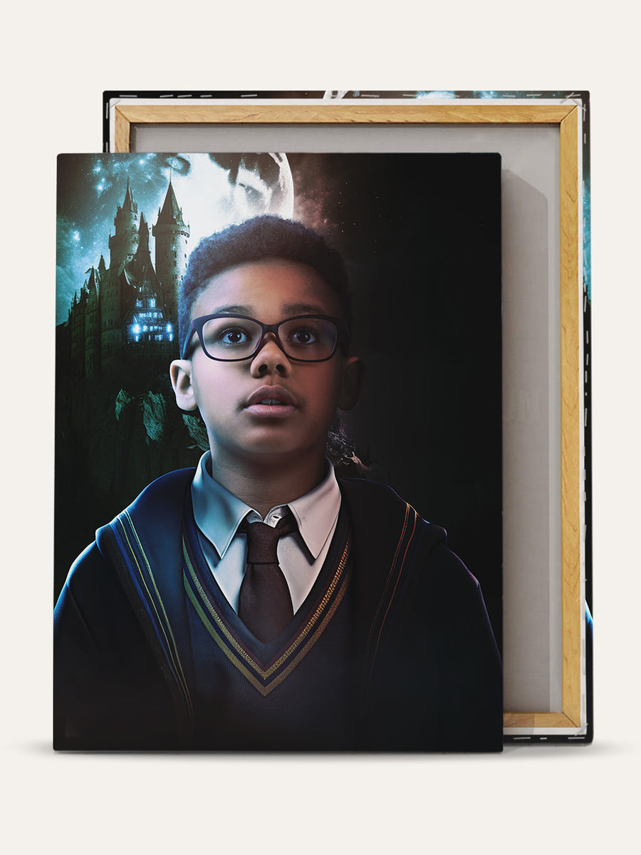 The Boy Wizard - Custom Kids Canvas