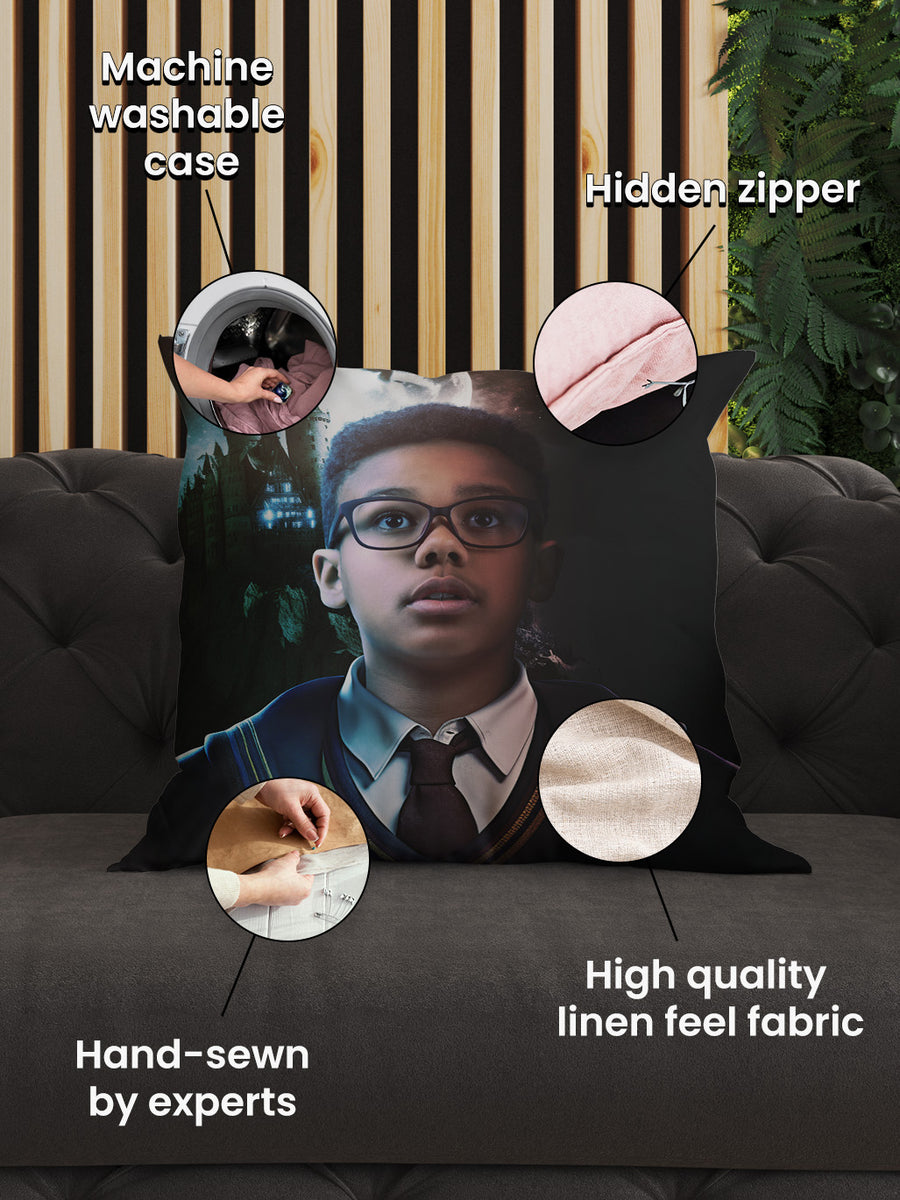 The Boy Wizard - Custom Kids Cushion
