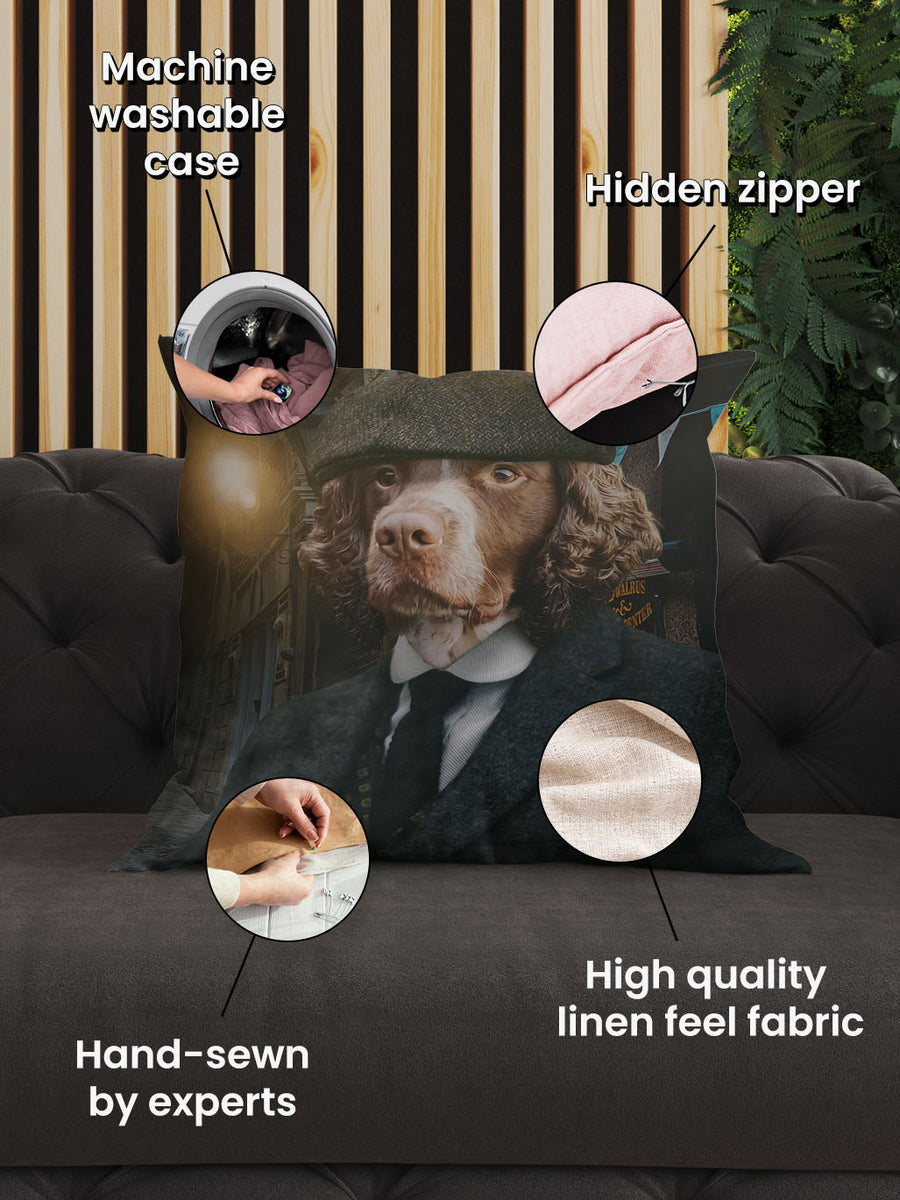 The Brummie Gangster - Custom Pet Cushion