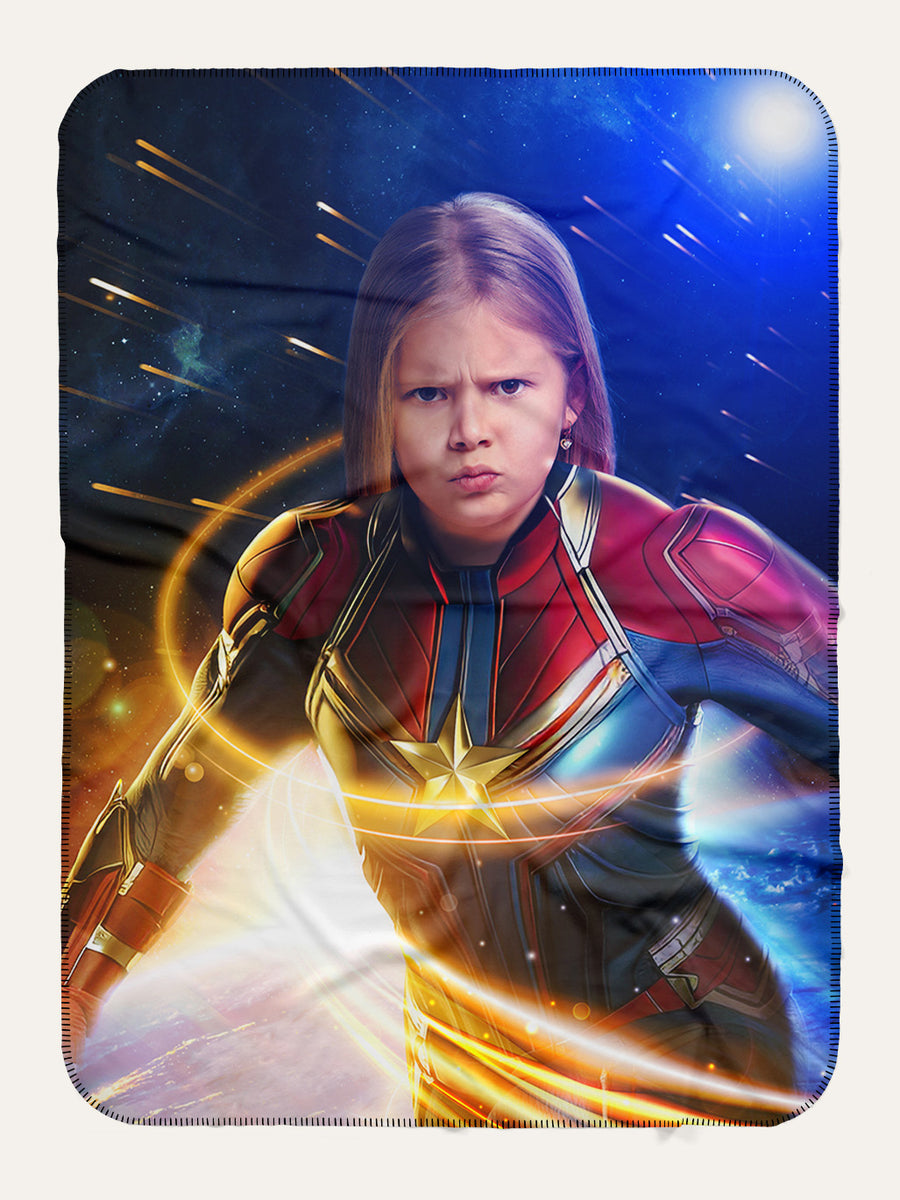 Captain Mighty - Custom Kids Blanket