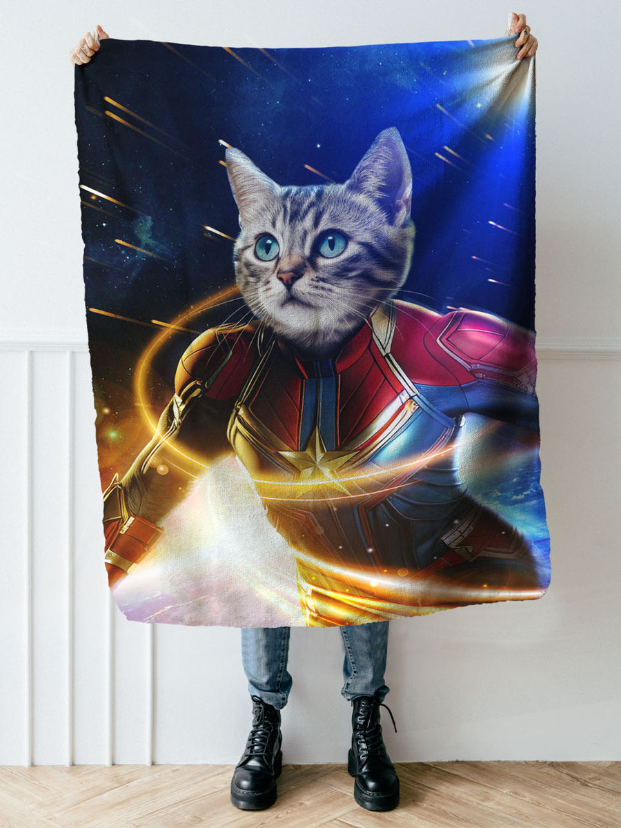 Captain Mighty - Custom Pet Blanket