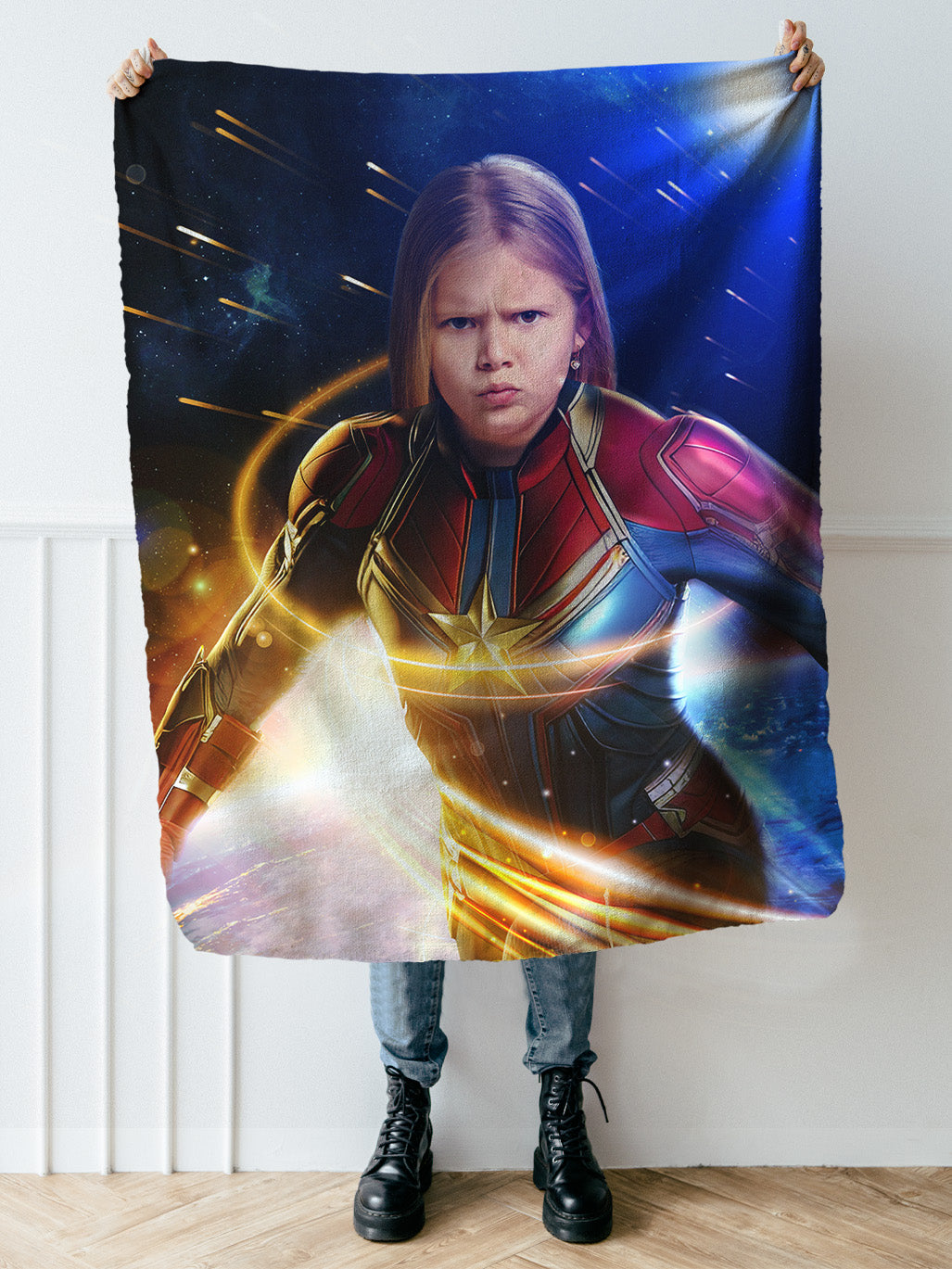 Captain Mighty - Custom Kids Blanket
