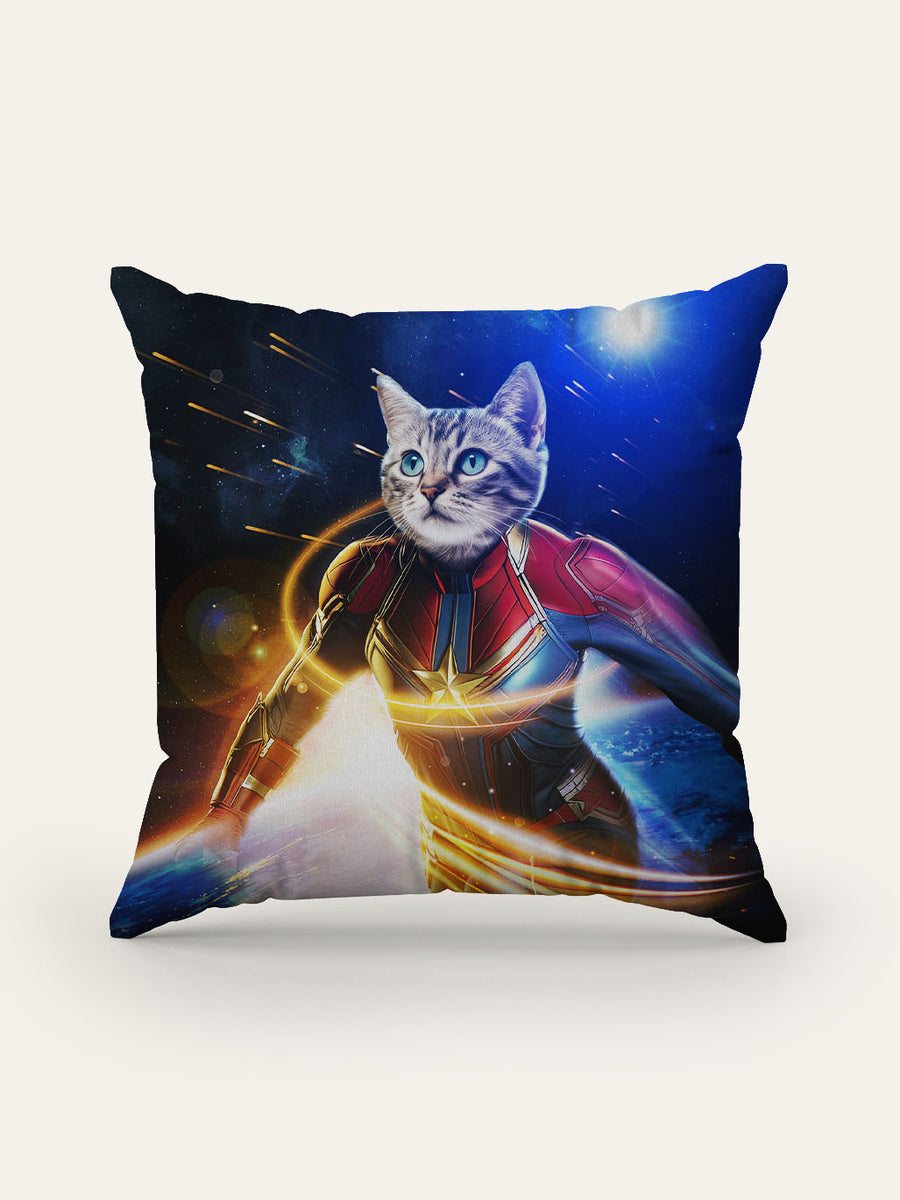 Captain Mighty - Custom Pet Cushion