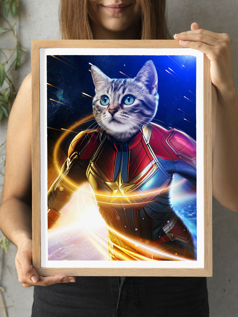 Captain Mighty - Custom Pet Portrait