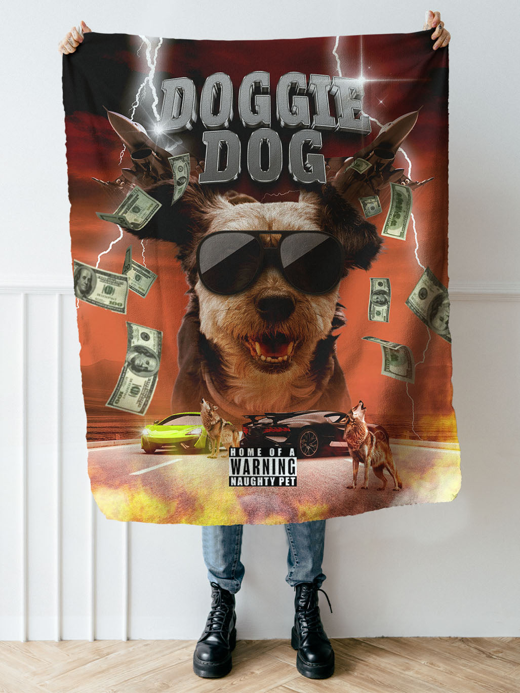 Cash Money Treats - Custom Pet Blanket