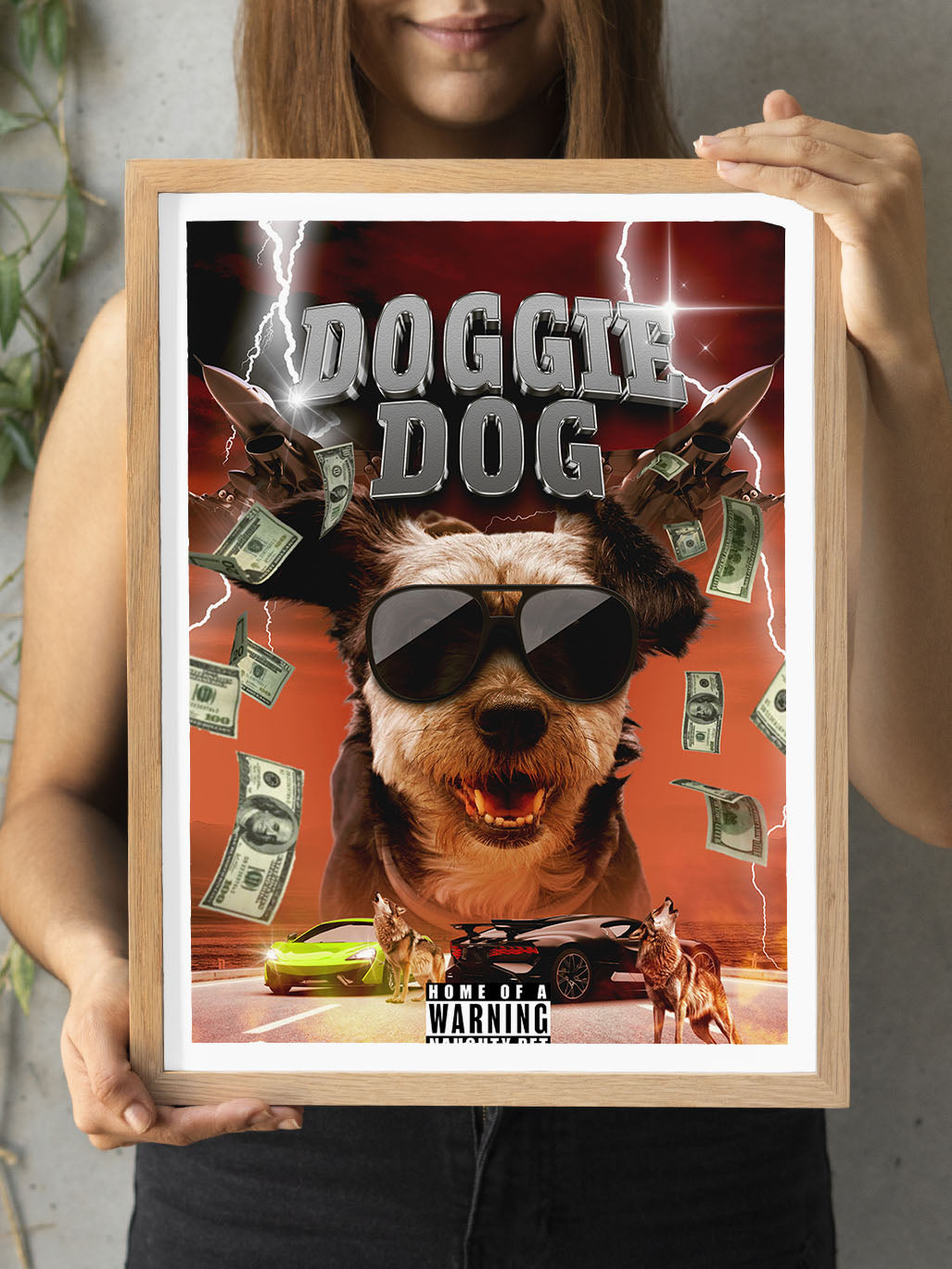 Cash Money Treats - Custom Pet Portrait