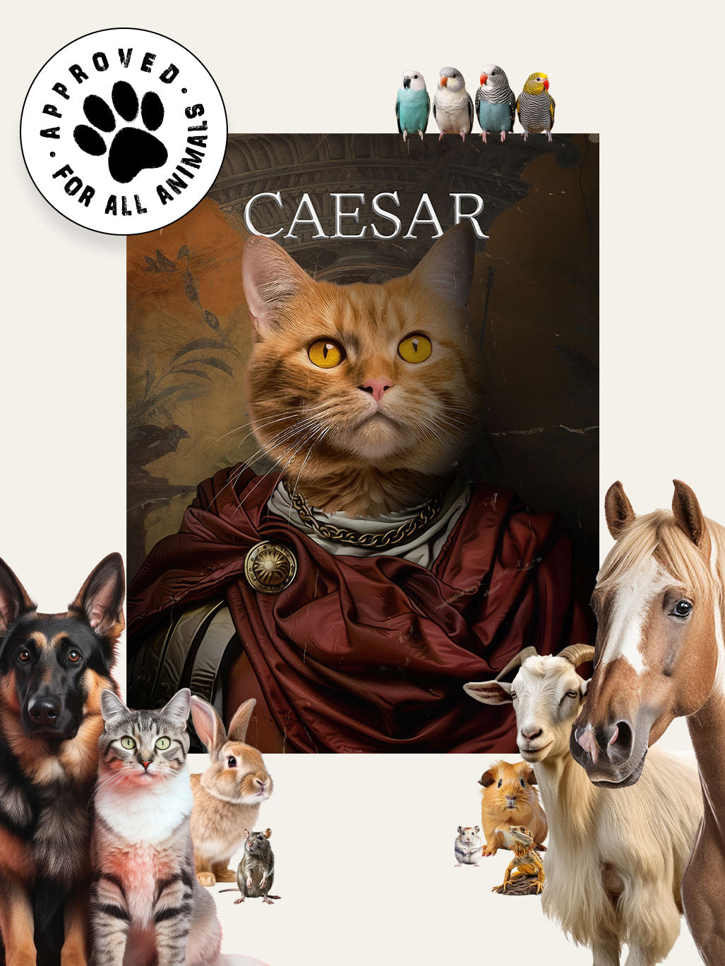 Ceaser - Custom Pet Canvas