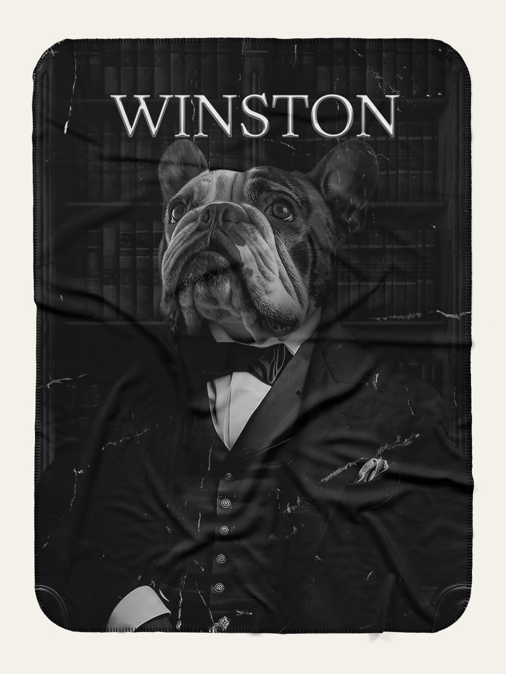 Winston Churchill - Custom Pet Blanket