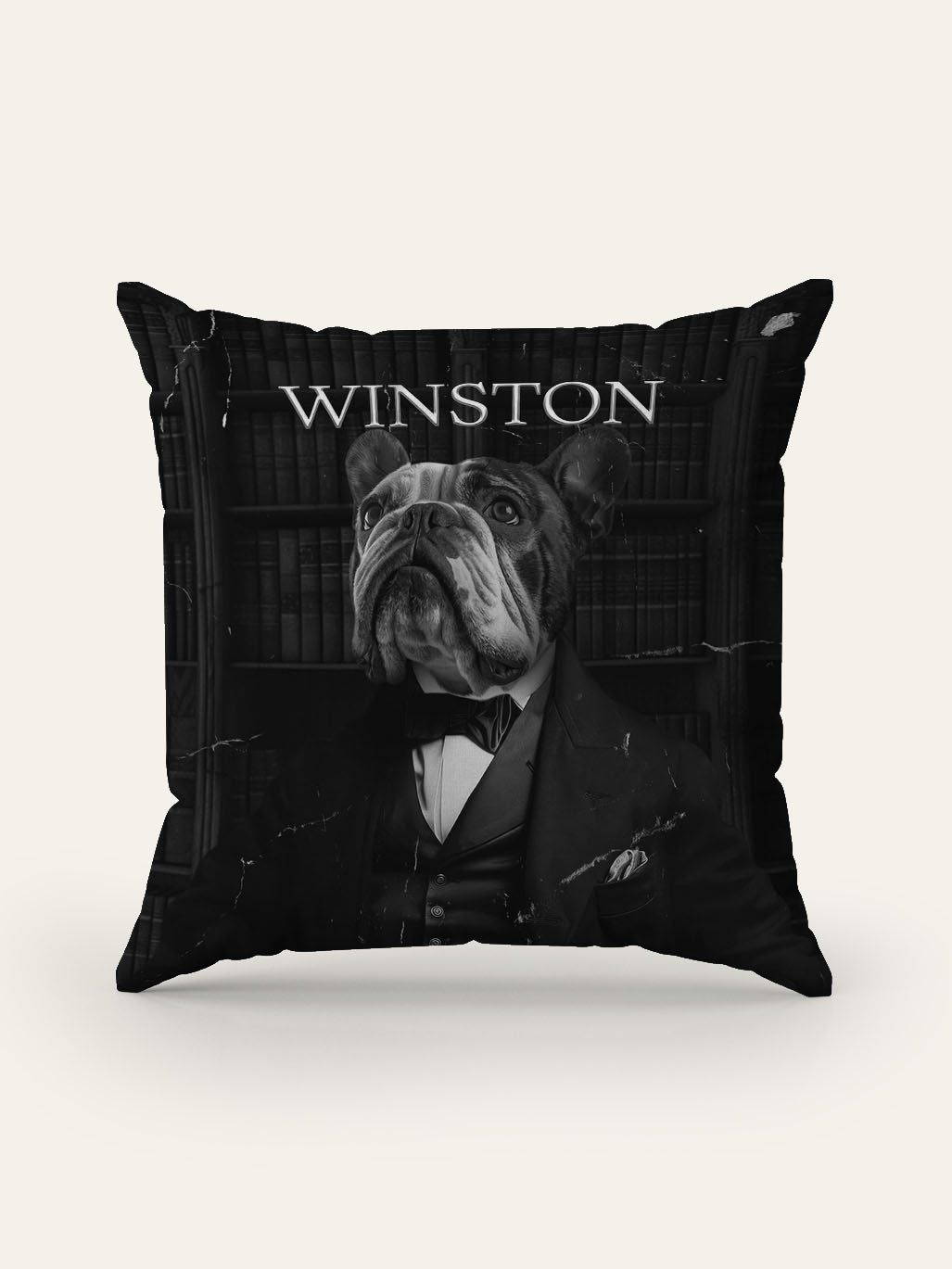 Winston Churchill - Custom Pet Cushion