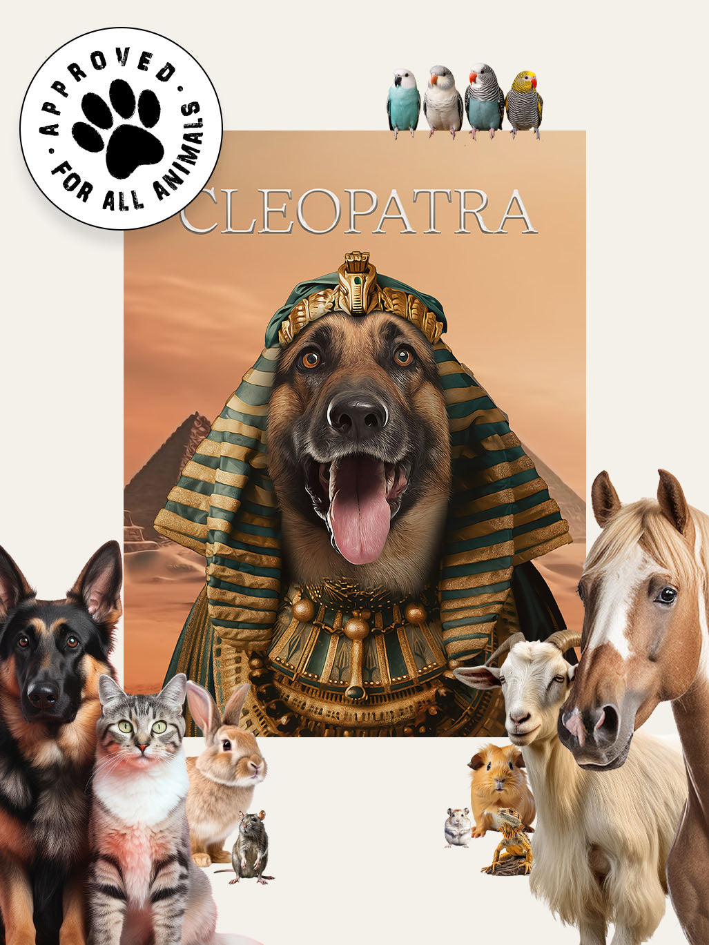 Cleopatra - Custom Pet Blanket