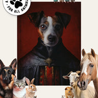 Dracula Halloween Custom Pet Canvas