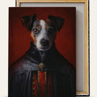 Dracula Halloween Custom Pet Canvas