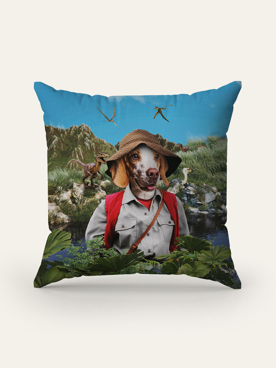 Dino Explorer - Custom Pet Cushion