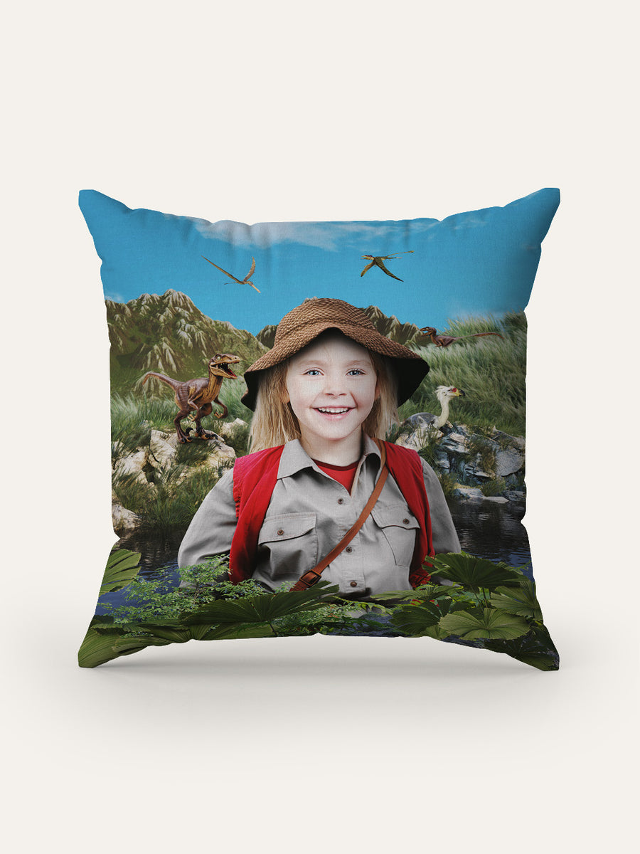 Dino Explorer - Custom Kids Cushion