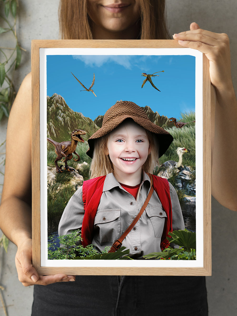 Dino Explorer - Custom Kids Portrait