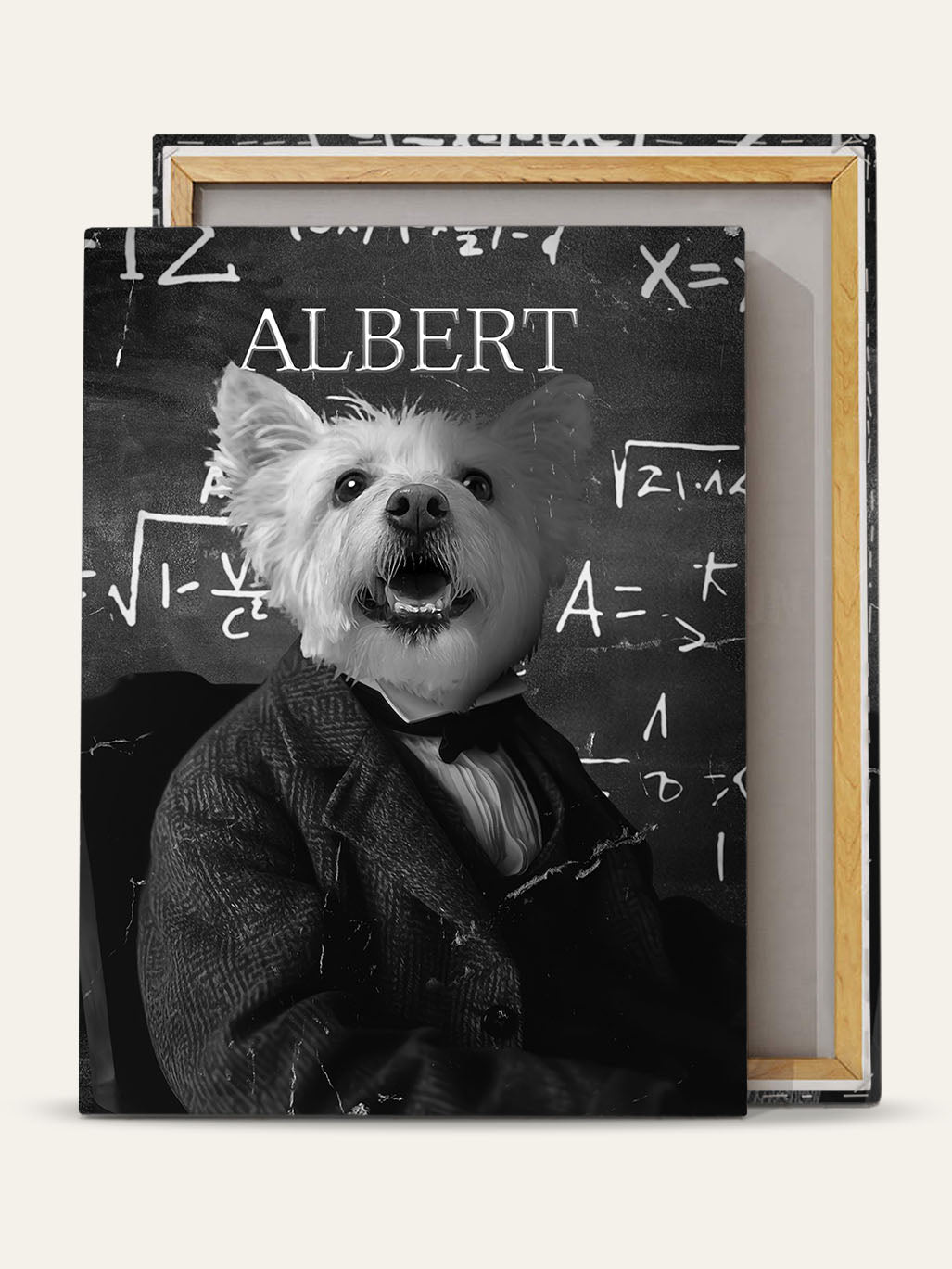 Albert Einstein - Custom Pet Canvas