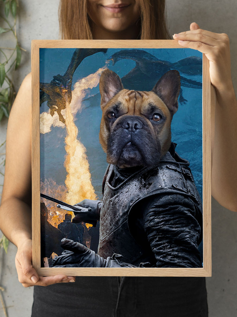 The Dragon Slayer - Custom Pet Portrait