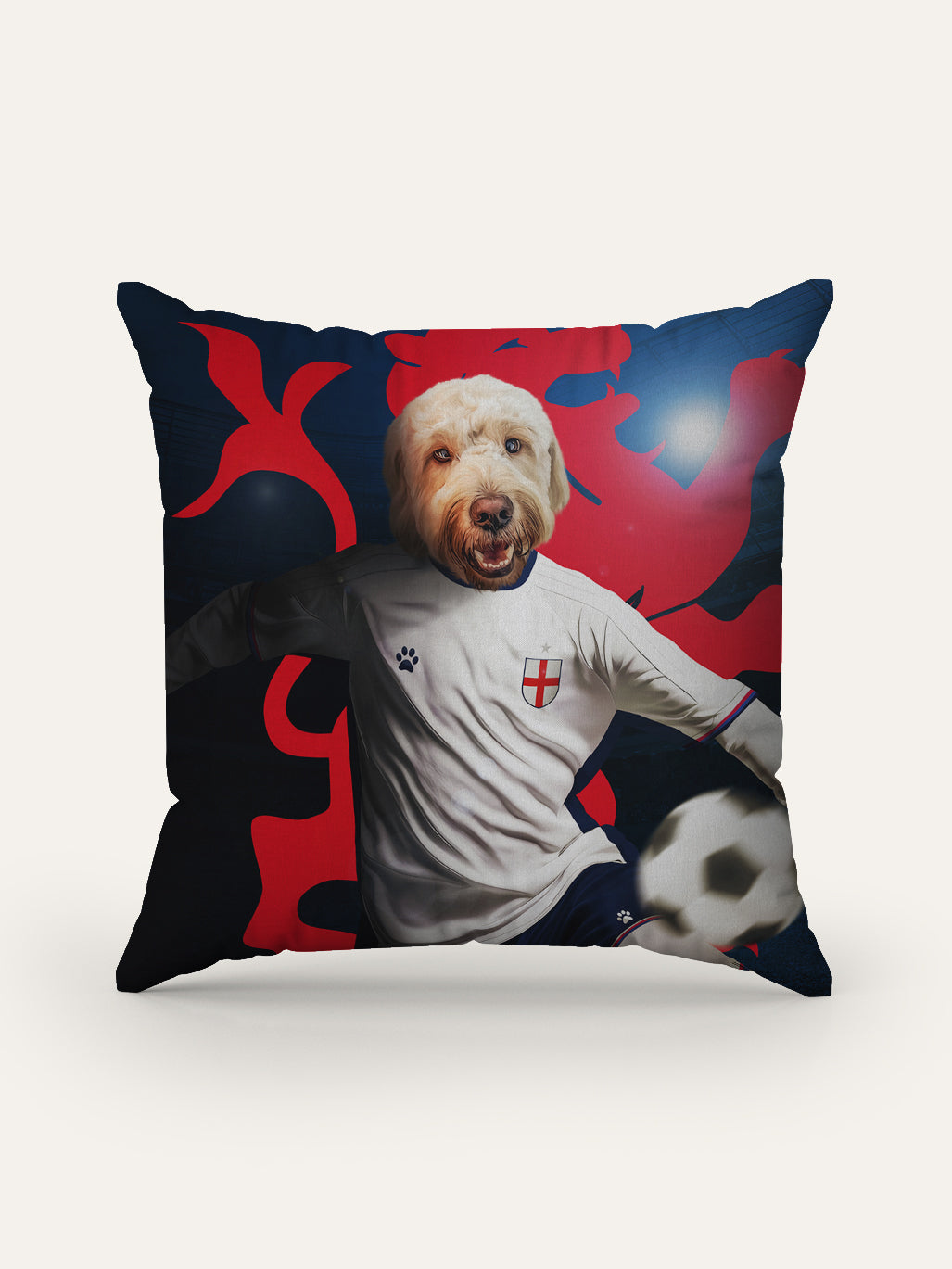 England Player - Custom Pet Cushion