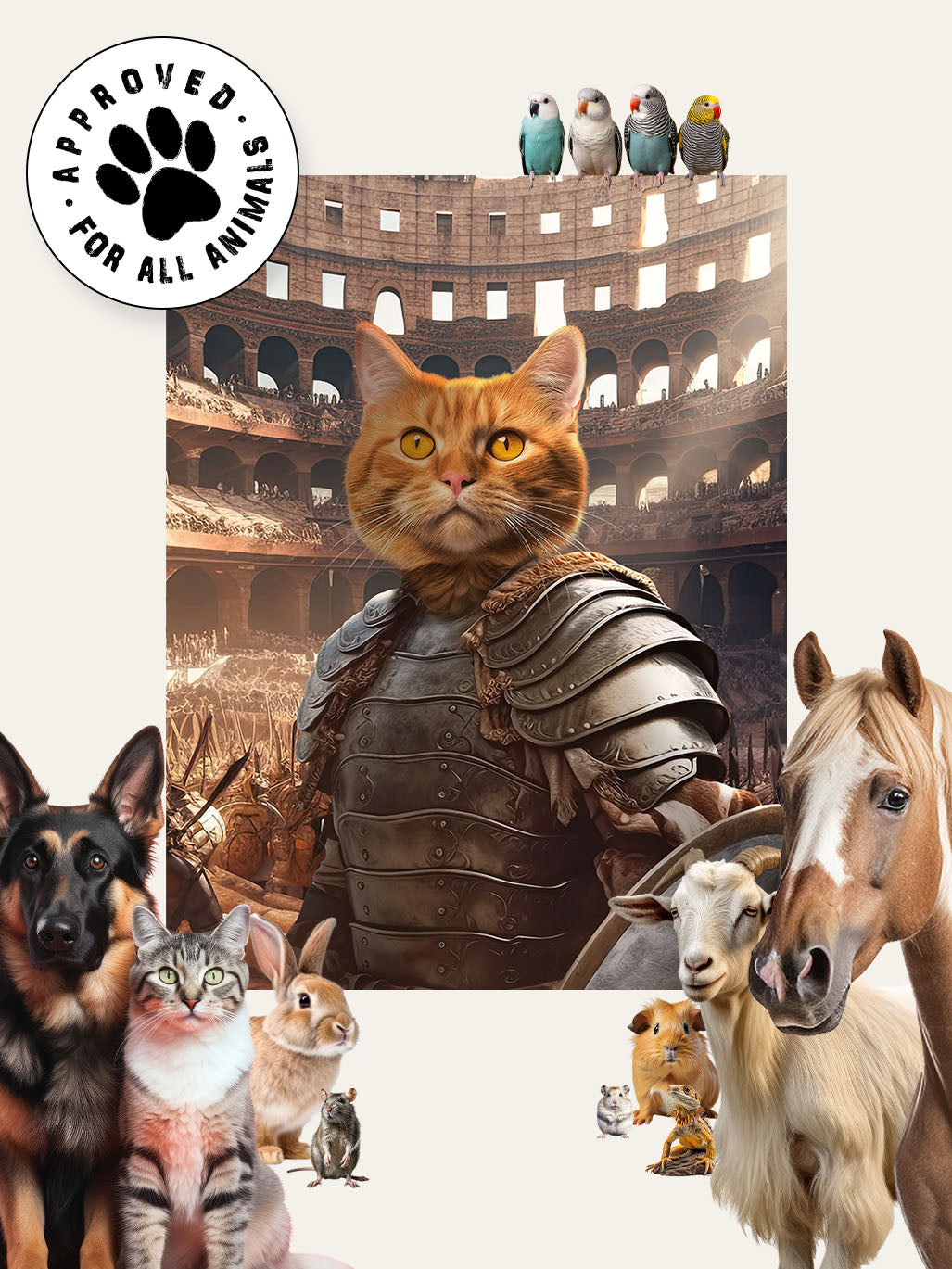 Gladiator – Custom Pet Canvas
