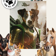 God of Mischeif – Custom Pet Canvas