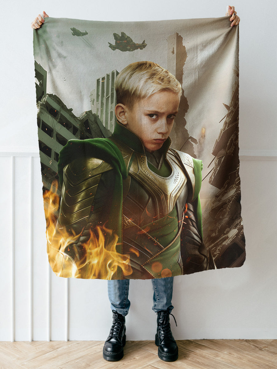 God of Mischeif - Custom Kids Blanket