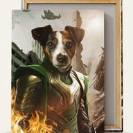 God of Mischeif – Custom Pet Canvas