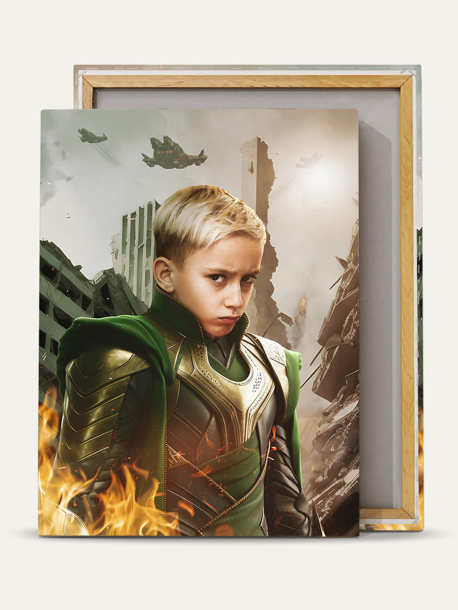 God of Mischeif - Custom Kids Canvas