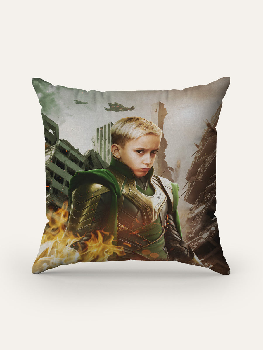 God of Mischeif - Custom Kids Cushion