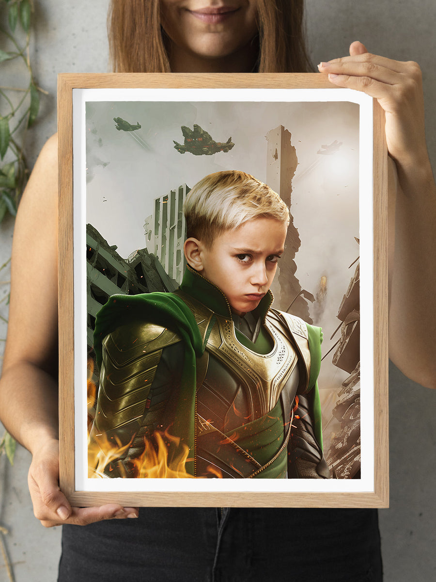 God of Mischeif - Custom Kids Portrait