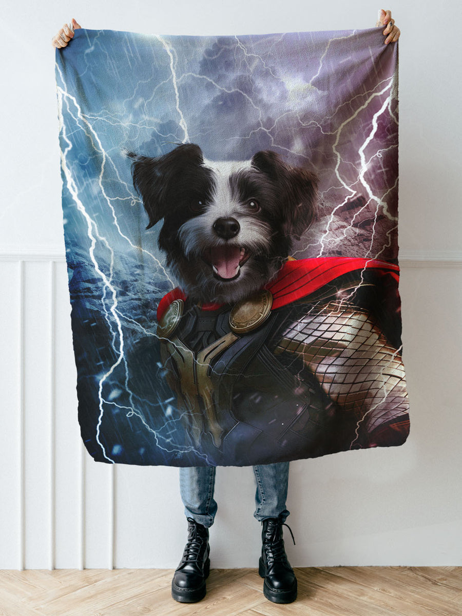 God of Thunder - Custom Pet Blanket