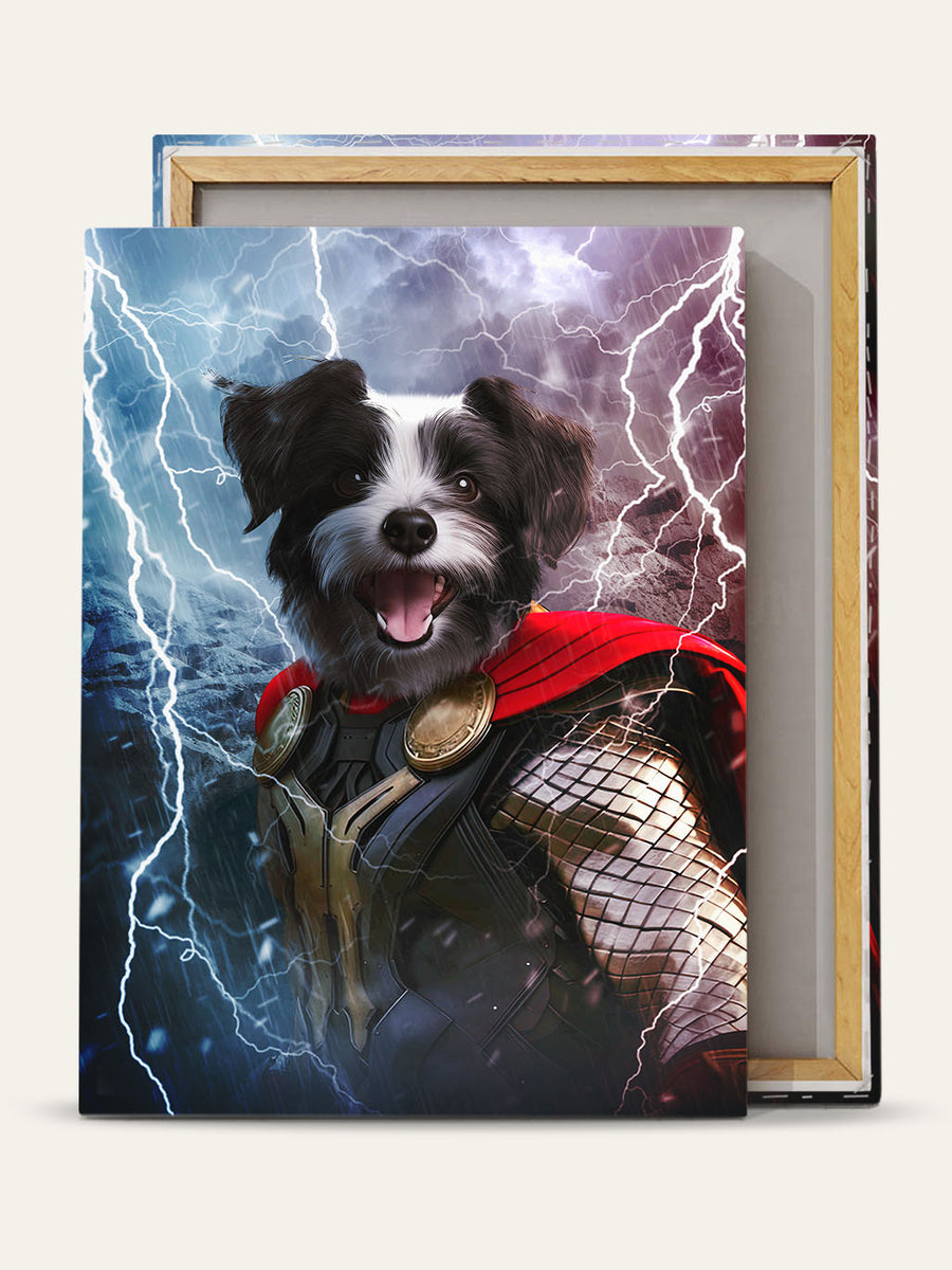 God of Thunder - Custom Pet Canvas