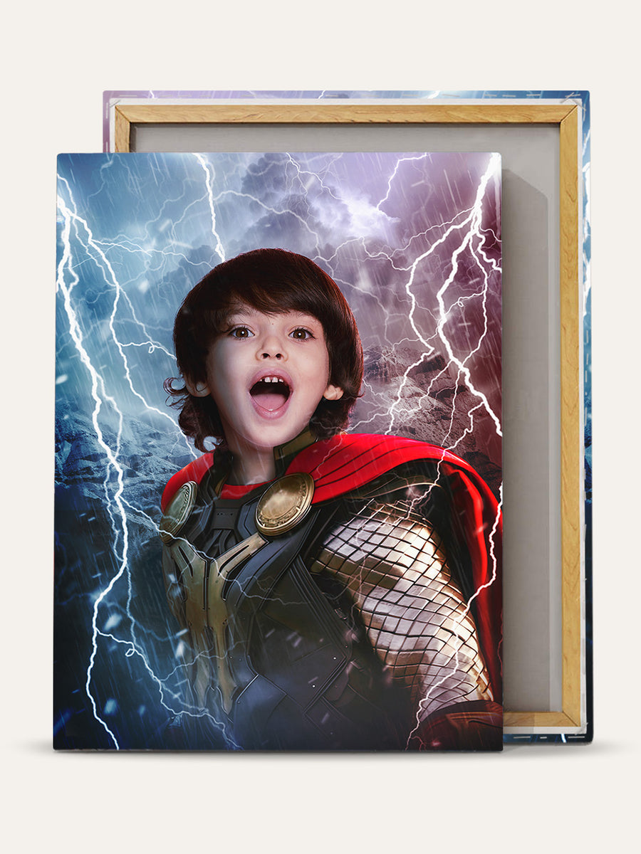 God of Thunder - Custom Kids Canvas