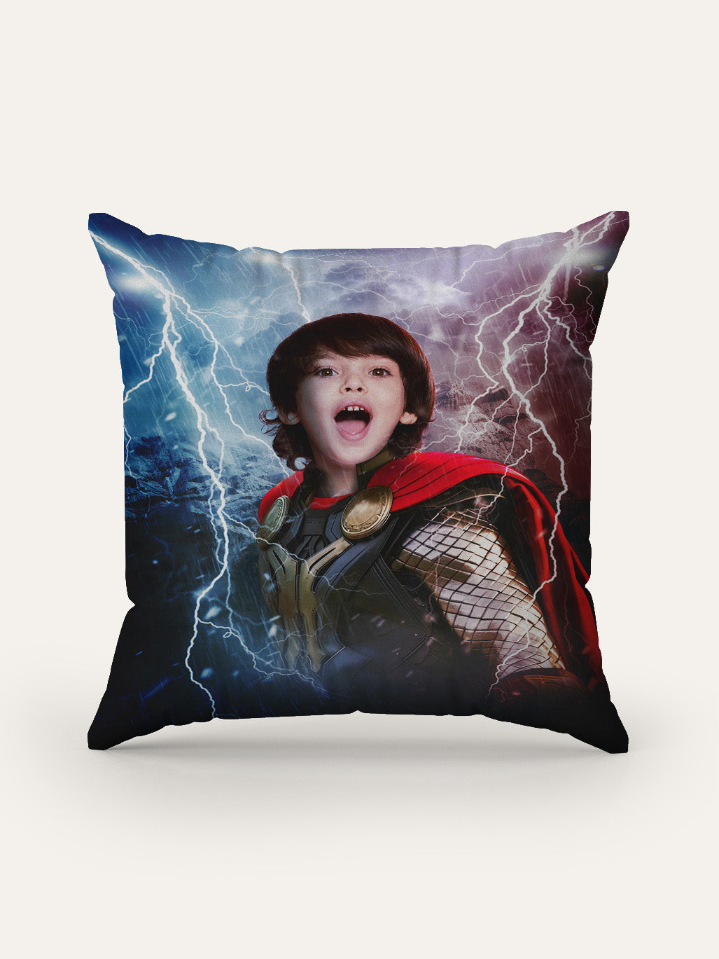God of Thunder - Custom Kids Cushion