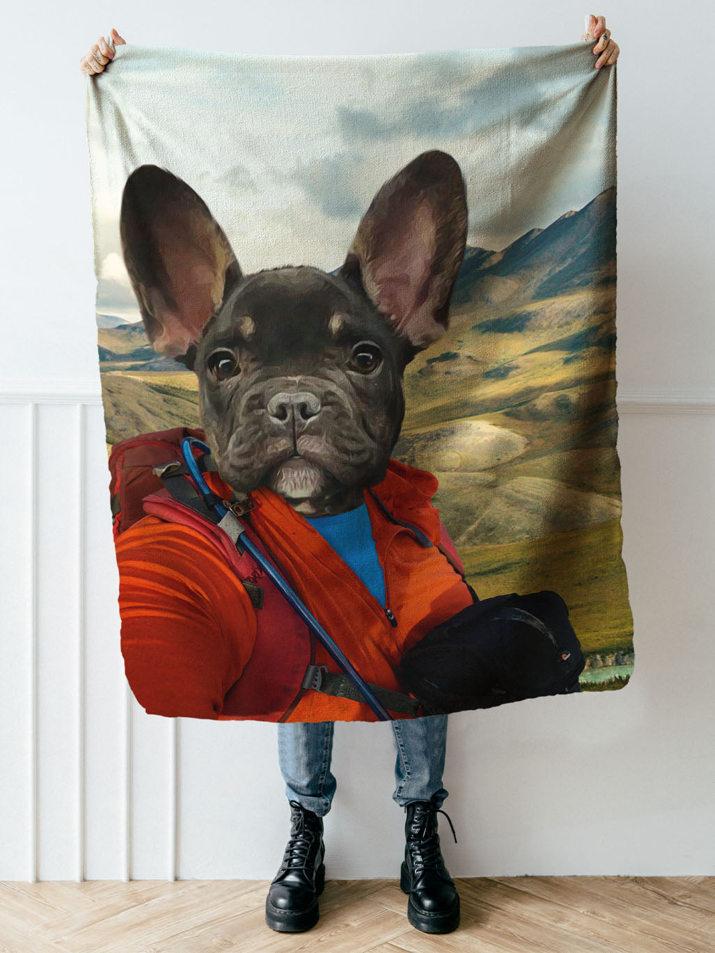 The Hiker - Custom Pet Blanket