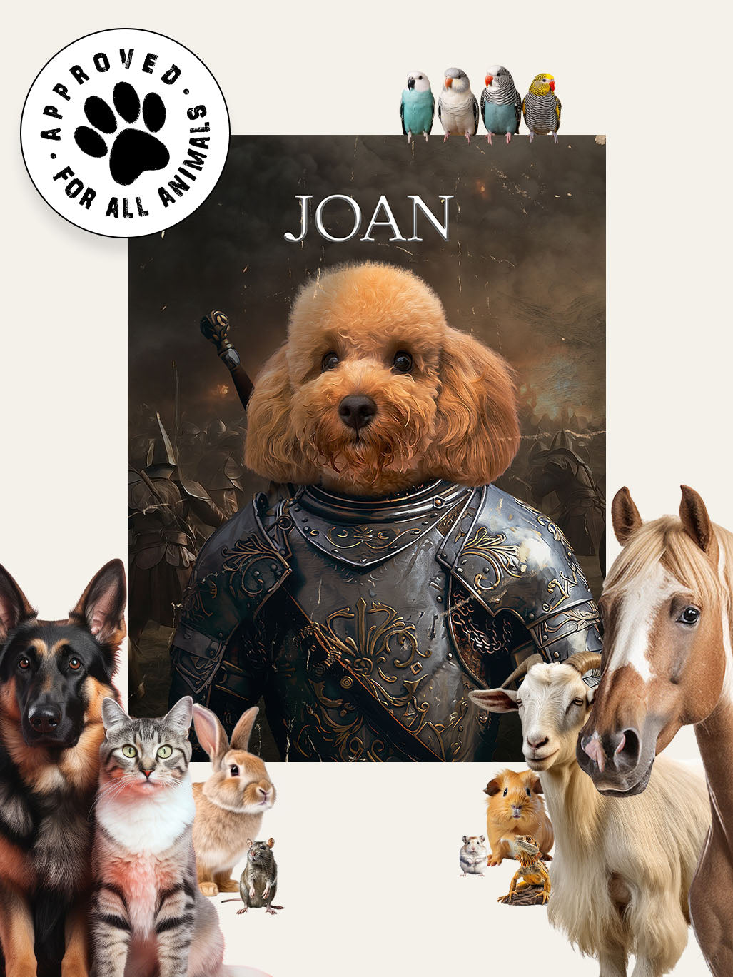 Joan of Arc - Custom Pet Blanket