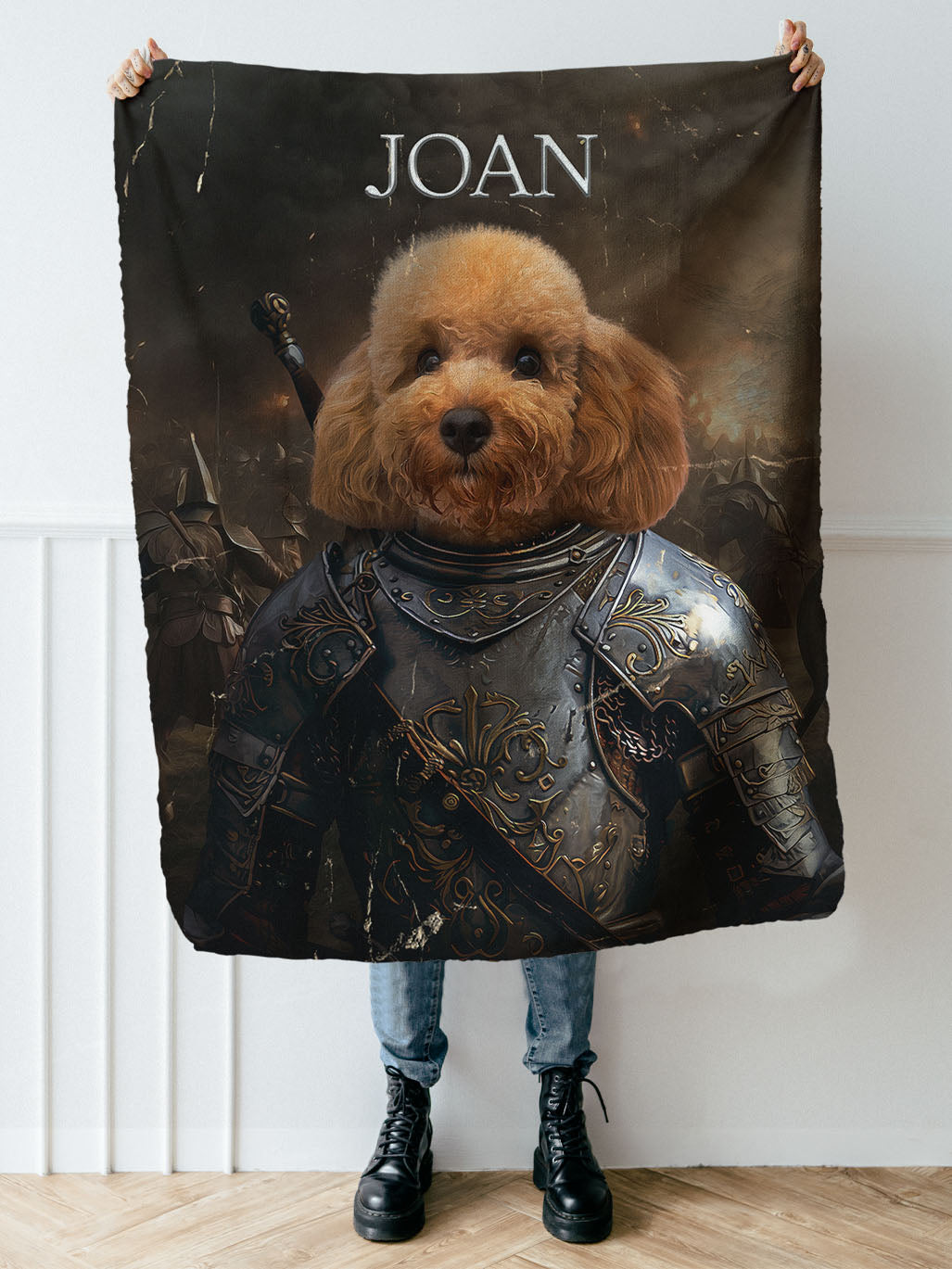 Joan of Arc - Custom Pet Blanket