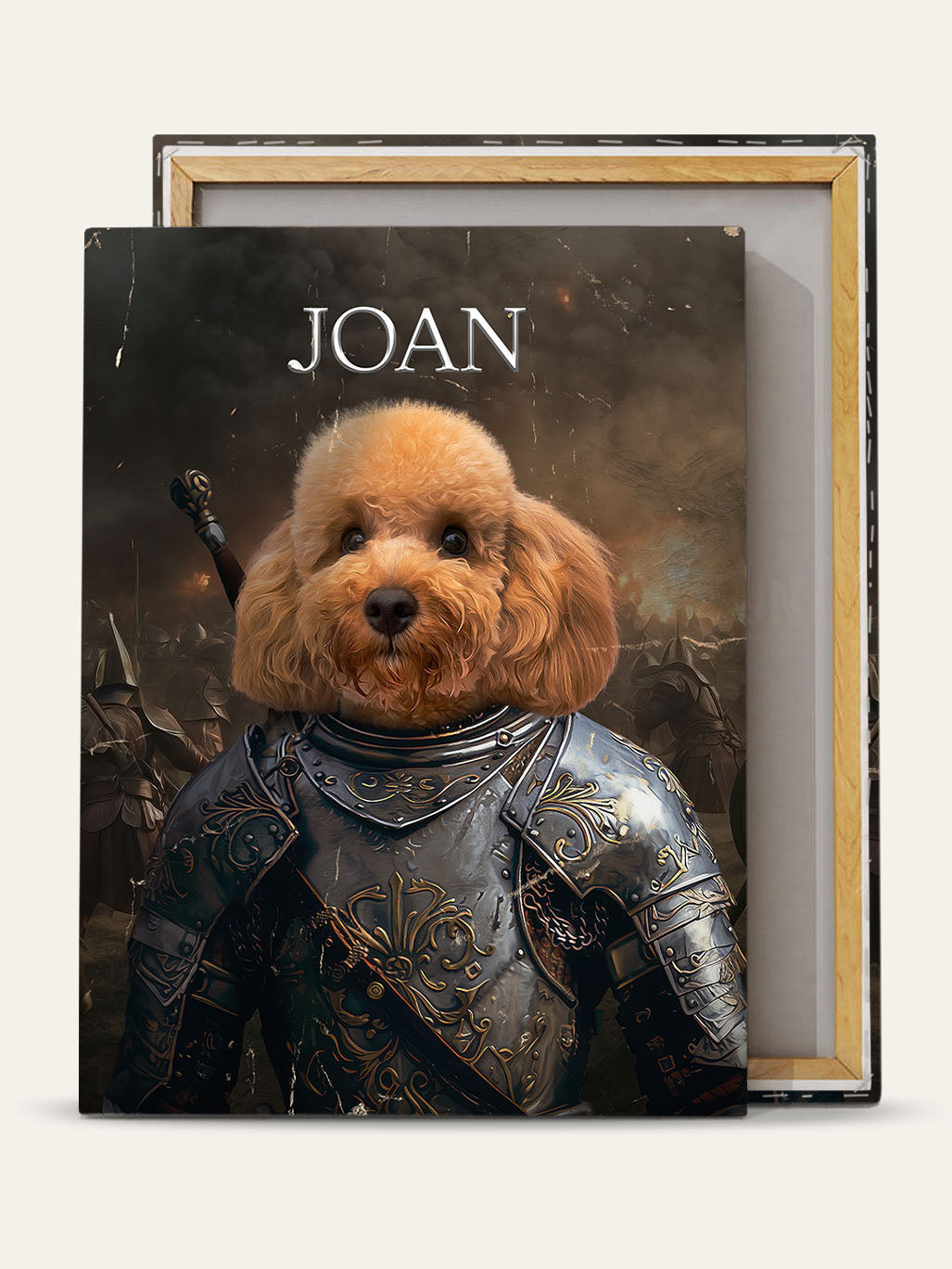 Joan of Arc - Custom Pet Canvas · Purr & Mutt